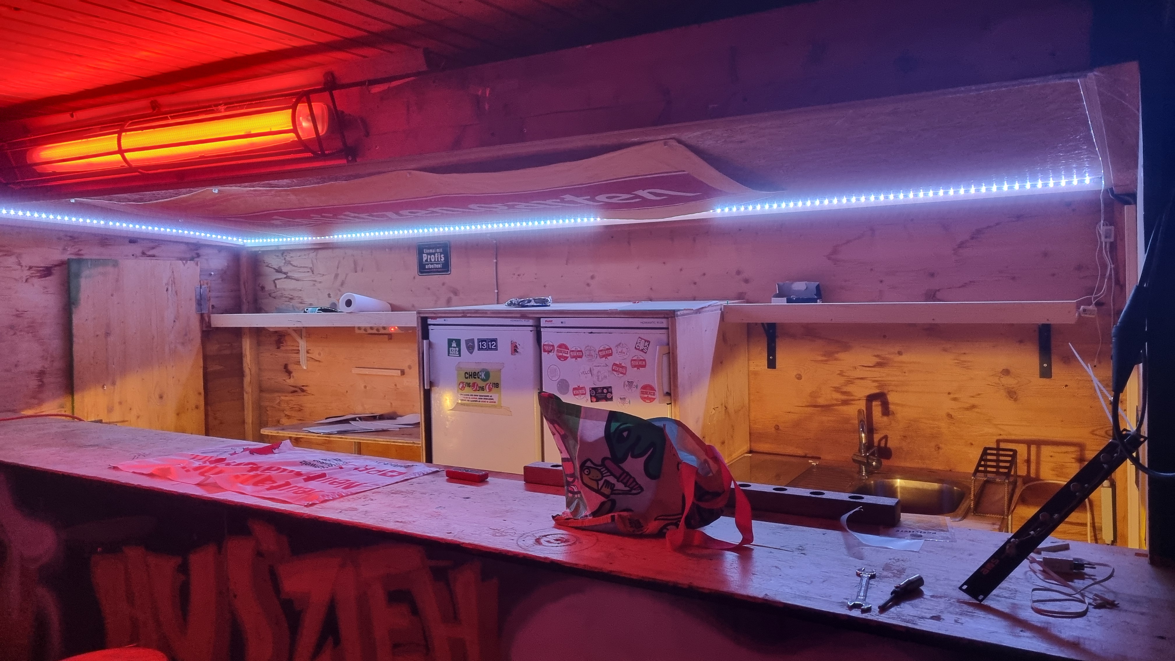 Beleuchteter Innenraum